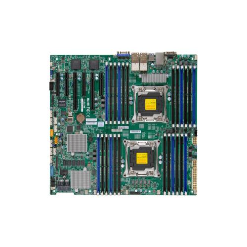 Supermicro MBD-X10DRi-LN4+-O Server Motherboard - Intel Xeon® processor E5-2600 v4 - Dual Socket LGA-2011 - Retail Box - Enhanc