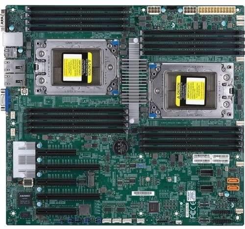 Supermicro H11DSI Dual-socket Server Board - E-ATX socket SP3 for AMD EPYC 7001/7002 - Box Pack (MBD-H11DSI-O)