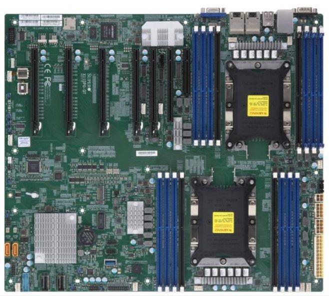 Supermicro Dual Socket LGA-3647 Server Board (MBD-X11DPG-QT-B) - Supports Xeon LGA3647 Scalable Family Processors - C621 Contro