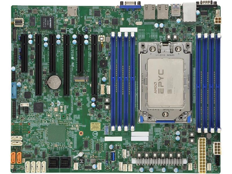 Supermicro H11SSL-I AMD EPYC Rome Server Board - SP3 Zen (MBD-H11SSL-I-O) - ATX, for AMD EPYC Rome Processor