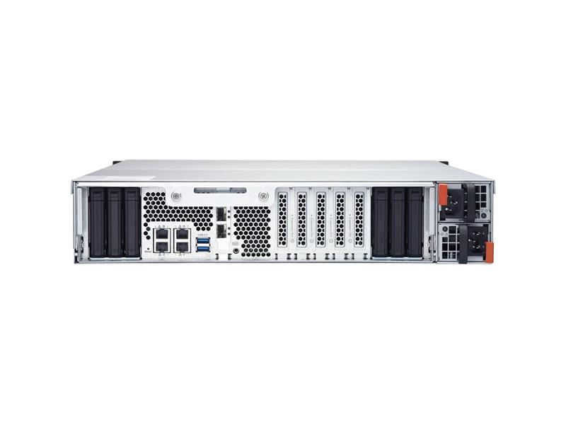 Qnap ES-1885U-D1521 Network Attached Storage 12+6-Bays SAS 2U Rackmount NAS Server - with 2x 10GbE SFP+`(ES-1885U-D1521-16GR-US