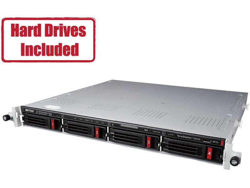 NAS Buffalo TeraStation 6400RN, 32 To, 4 baies, montage en rack (TS6400RN3204)