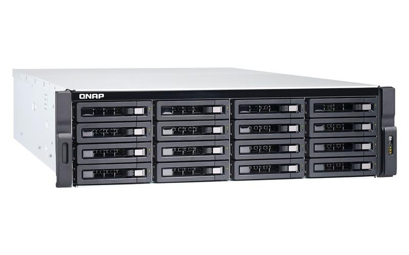 QNAP TS-1673U-RP 16-Bay 3U Rackmount NAS Server -16GB - 2x 10GbE SFP+ 4x Gigabit RJ45 Ports - Redundant Power Supply (TS-1673U-