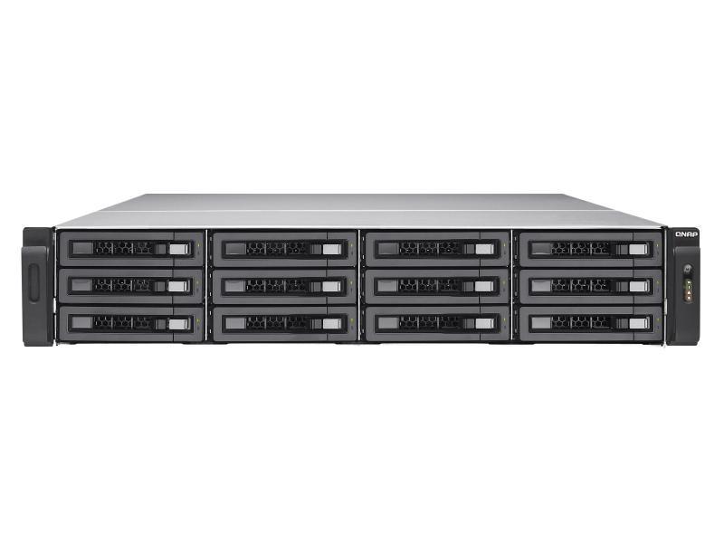 QNAP TES-1885U 12+6-Bay 16GB 2U Rackmount NAS Server - 2x10GbE SFP+ (TES-1885U-D1531-16GR)