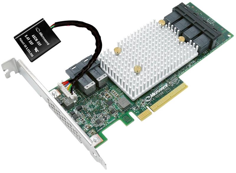 Adaptec SmartRAID 3101-4i 4-Port SAS SATA RAID Controller - 12Gbps MD2-Low Profile PCIe (2291700-R)