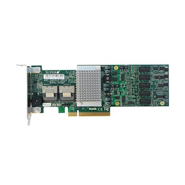 Supermicro  SAS2LP-H8IR 8-Port SAS SATA Server Storage Controller - PCIe 2.0 x8 - LSI2108 RAID 0/1/5/6/10/50/60 ( AOC-SAS2LP-H8