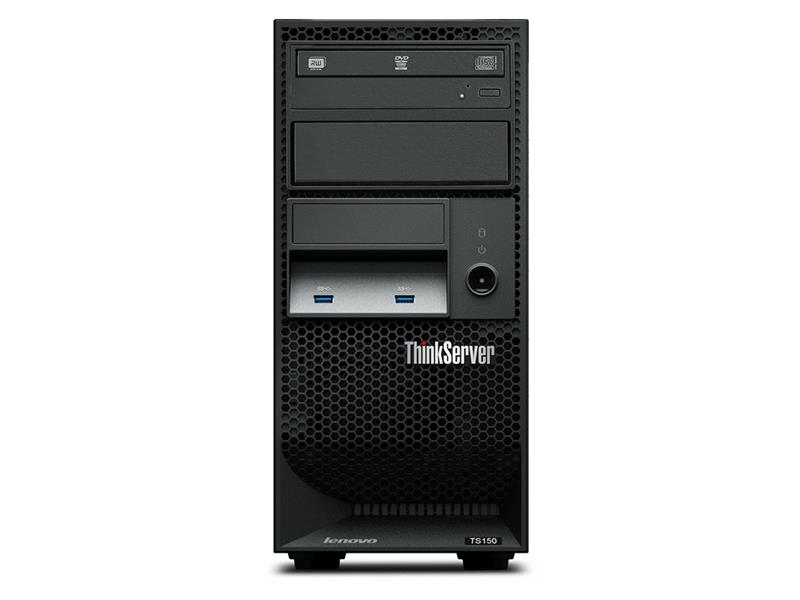 Lenovo ThinkSystem ST50 Xeon E-2224G 4-Core 3.5GHz, 8GB Tower Server - 3x Int Drive Bays / Open Bay (7Y48A02MNA) - no HDD