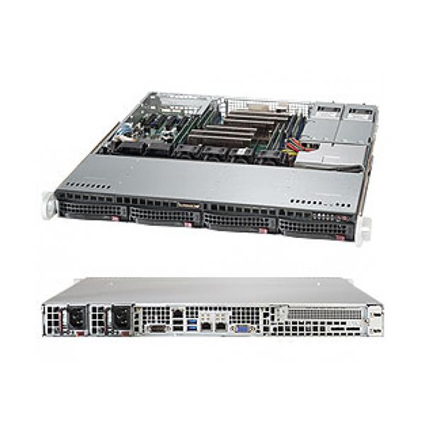 Supermicro SuperServer 6018R-MTR Dual Socket LGA2011 1U Rack Server Barebone (SYS-6018R-MTR) - for Intel Xeon E5-2600 v3/v4 CPU