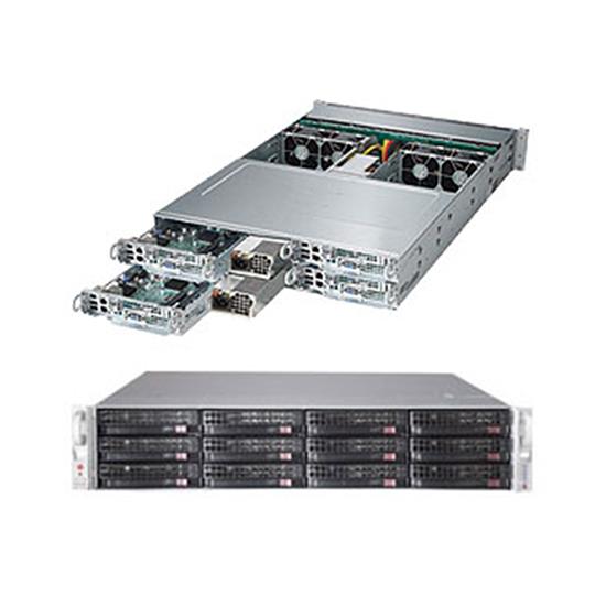 Supermicro SuperServer 6028TP-HTTR Intel® Xeon® processor E5-2600 v4, DDR4 2400MHz; 16x DIMM Slots 1x PCI-E 3.0 x16 (FHHL) AOC 