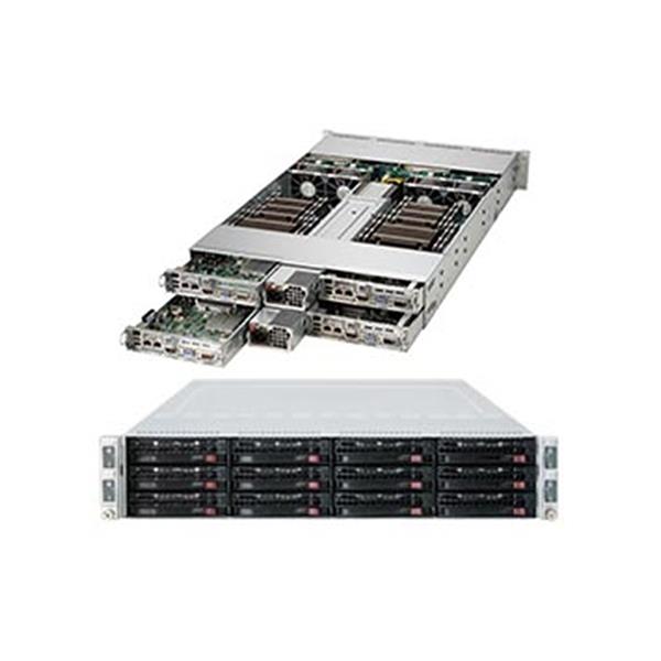 Supermicro SuperServer 6028TR-HTR Intel® Xeon® processor E5-2600 v3, DDR4 2400MHz; 8x DIMM Slots 1x PCI-E 3.0 x16 (FHHL) AOC sl