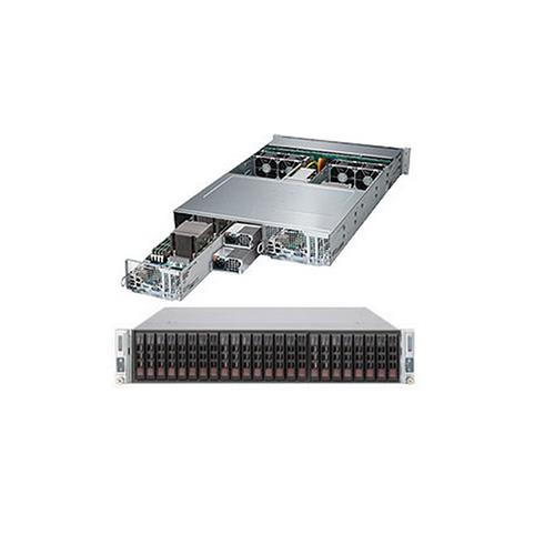 Supermicro SuperServer SYS-2028TP-DTTR Intel® Xeon® processor E5-2600 v3, DDR4 2400MHz; 16x DIMM Slots 1x PCI-E 3.0 x16, 1x PCI