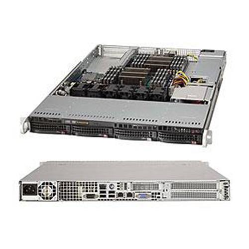 Supermicro SuperServer SYS-6017R-TDF Intel® Xeon® processor E5-2600 v2, DDR3 1866MHz; 8x DIMM slots, 1x PCI-E 3.0 x16 FHHL slot