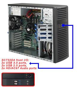 Supermicro System Build Server - CSE-732D4-500B