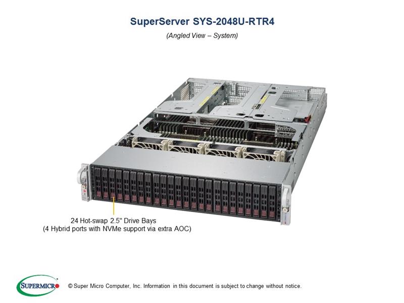 SuperMicro Special Build Quad-CPU Server (2048U-RTR4-OTO22) | Four Intel E5-4655 v4 8-Core/16-Thread 2.5GHz Processors |128GB D