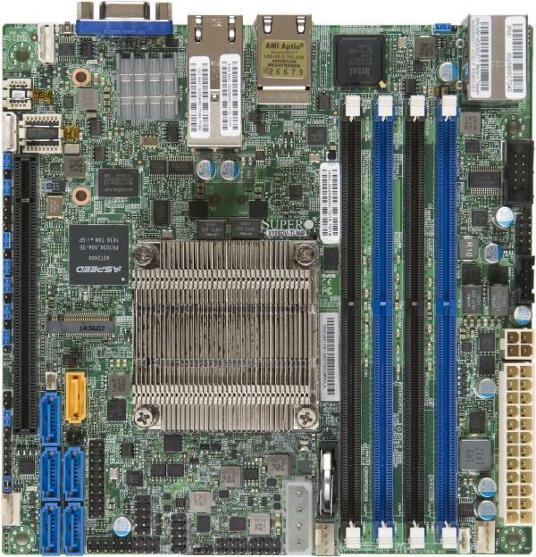 SuperMicro Intel Xeon D-1557 12-Core Mini Server - Special-Built, 64GB, 2x 1.92TB SSD, 1x 960GB SSD, Quadro P620 GPU (SYS-X10SD