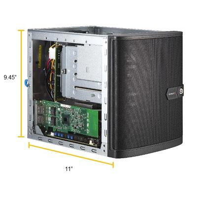 Supermicro Intel Xeon E-2124 3.3 GHz 16GB Micro Tower NAS Server (5029C-TTOTO65)