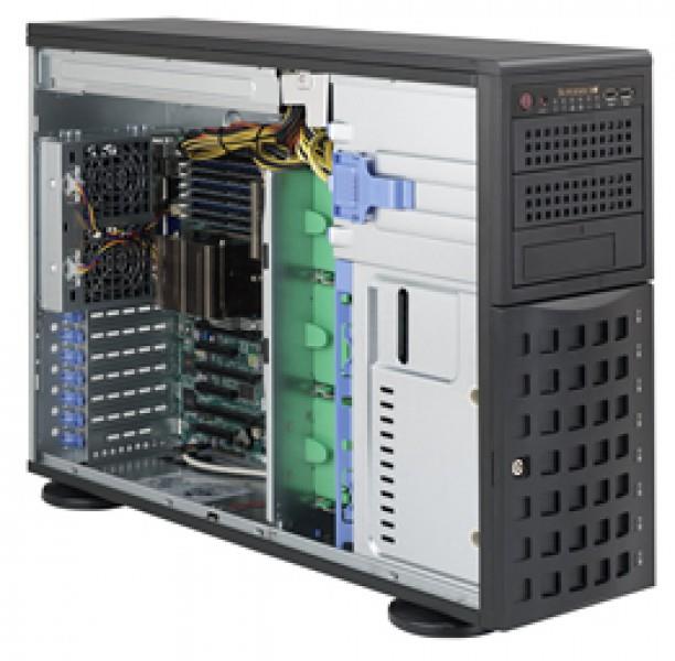 Supermicro Dual-CPU AMD EPYC 7282 16-Core 2.8Ghz Tower Server - 128GB, 4x 4TB HDD, 1TB NVMe SSD, S3108L-H8iR RAID Controller (A