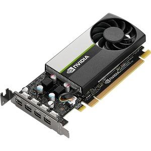 PNY nVidia Quadro T1000 4GB Workstation Graphics Controller - 4x mini DisplayPorts PCIe 3.0 x16 - Color Retail Box (VCNT1000-PB