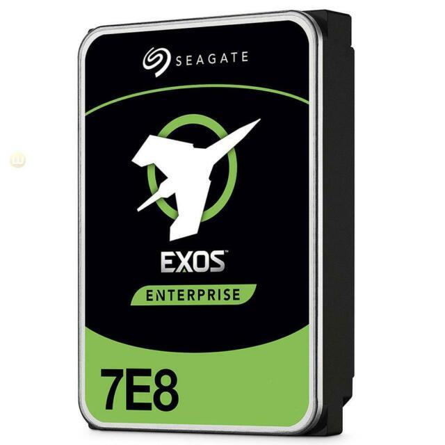 8TB 3.5" SATA Server Hard Drive - Seagate Exos 7E8 7.2K rpm CMR 512E 4kN (ST8000NM000A)