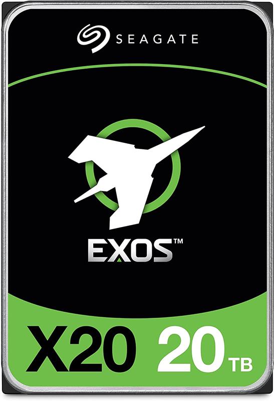 Seagate Exos X20 20TB SATA HDD SATA 6Gb/s 7200 RPM (ST20000NM007D)