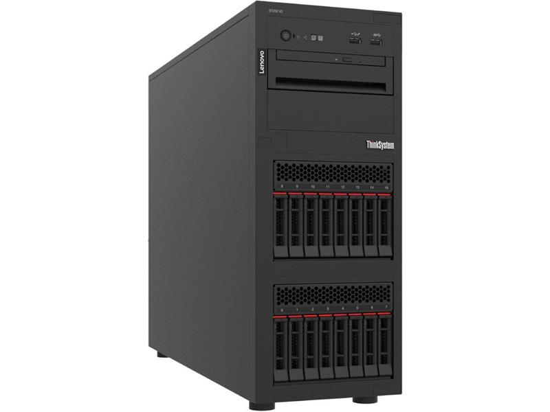 THINKSYSTEM ST250 V2 1XINTEL XEON E-2334 4C 3.4GHZ 65W 1X16GB 2RX8 SW RD 1X300W XCC ENTERPRISE