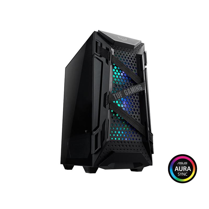 ASUS TUF Gaming GT301 Mid-Tower Compact Case for ATX Motherboards