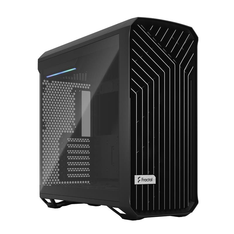 FRACTAL DESIGN Torrent Black E-ATX Tempered Glass Window High-Airflow Mid Tower Computer Case