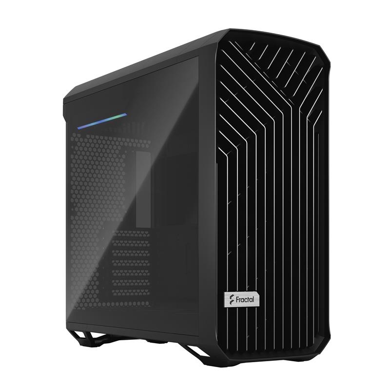 Fractal Design Torrent Black E-ATX Dark Tempered Glass Window High-Airflow Mid Tower Computer Case(Open Box)