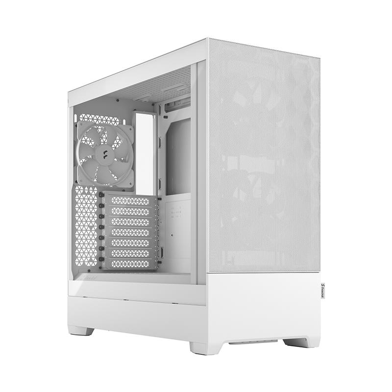 FRACTAL DESIGN Pop Air White TG ATX High-Airflow Clear Tempered Glass Window Mid Tower Computer Case