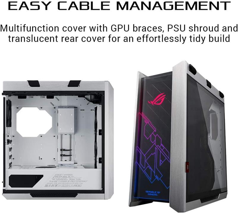 ASUS ROG STRIX HELIOS GX601 PCケース ASUS ROG Strix Helios GX601 RGB Mid-Tower PC Case for up to EATX