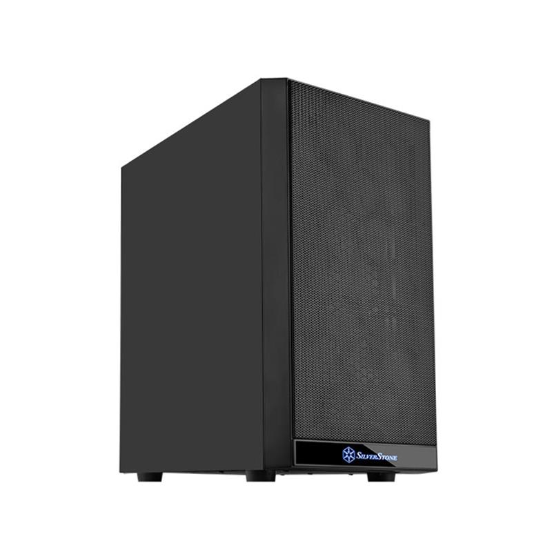 Silverstone Precision (SST-PS15B) Micro-ATX, Mini-DTX - All Black Painted Interior for Stylish Look, USB 3.0 Type-A x 2