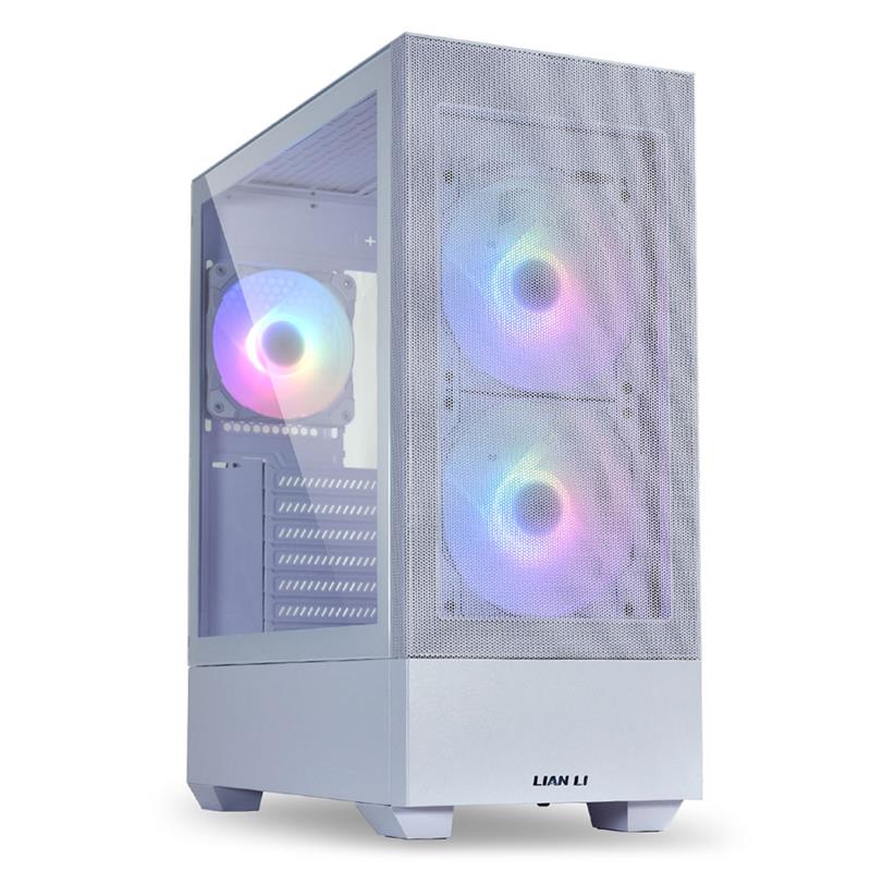 LIAN LI Lancool 205 Mesh C Tempered Glass ATX Mid-Tower Computer Case - White