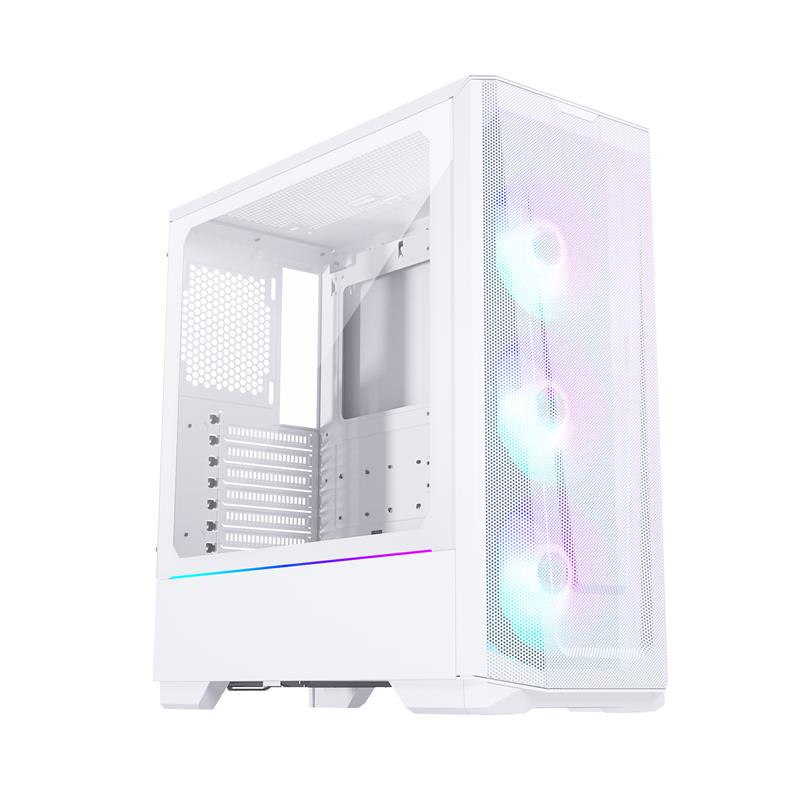 Phanteks Eclipse G360 Air Mid Tower Case, Tempered Glass, DRGB, Glacier White