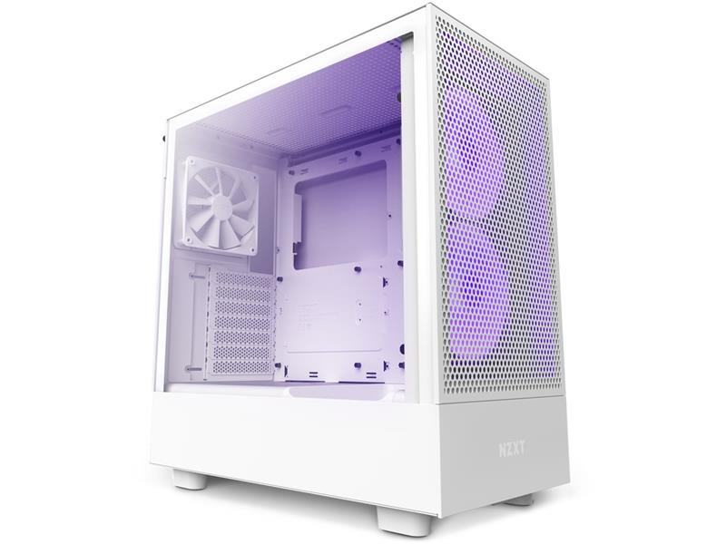 Nzxt H5 (2023) Flow RGB Compact Mid-tower ATX case (White)