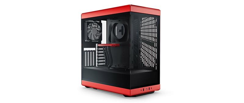 HYTE Y40 ATX Mid Tower Case, Red