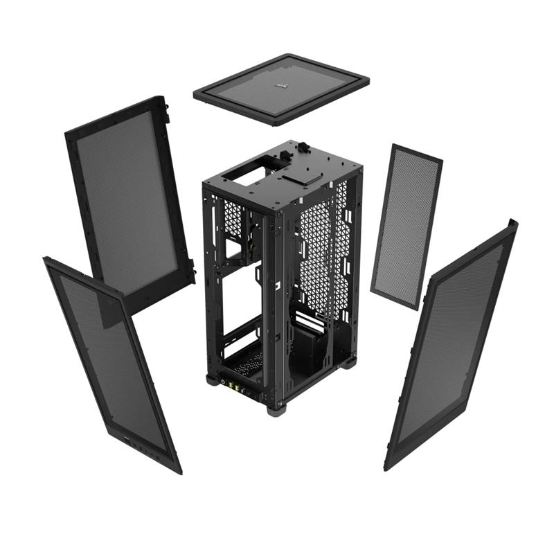 CORSAIR 2000D Airflow Mini-ITX Case, Black - Canada Computers