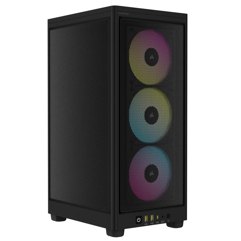 CORSAIR iCUE 2000D RGB Airflow Mini-ITX Case, Black(Open Box)