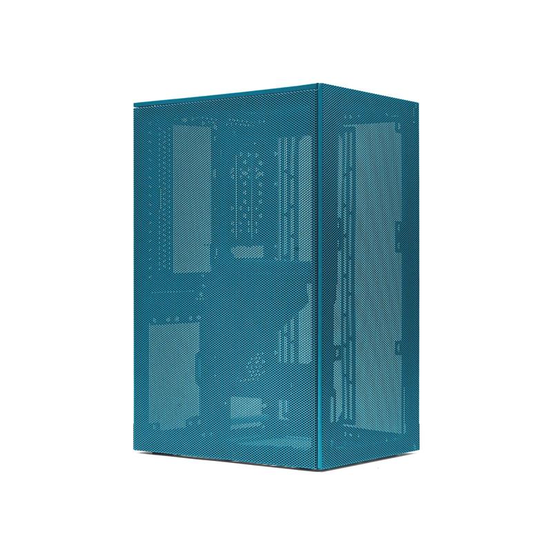 SSUPD Meshroom S Mini ITX Case - Blue - without PCIe Riser Cable