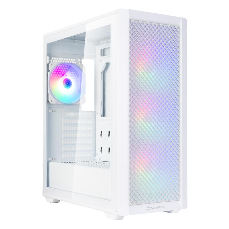 SilverStone FARA 515XR Verre Mid Tower Blanc