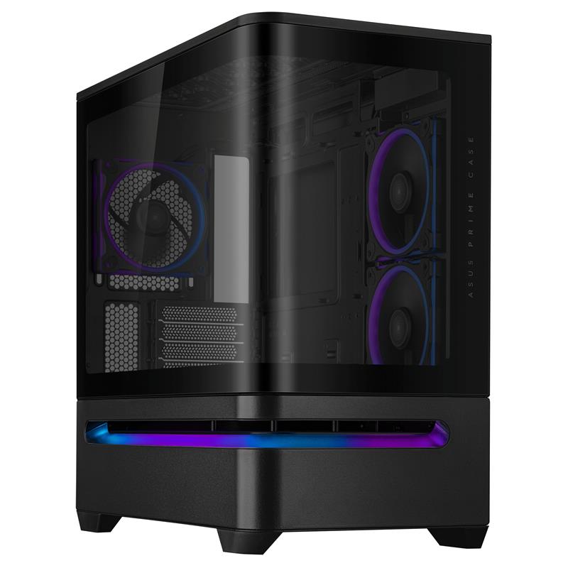 ASUS Boîtier mATX Prime AP202 ARGB Noir
