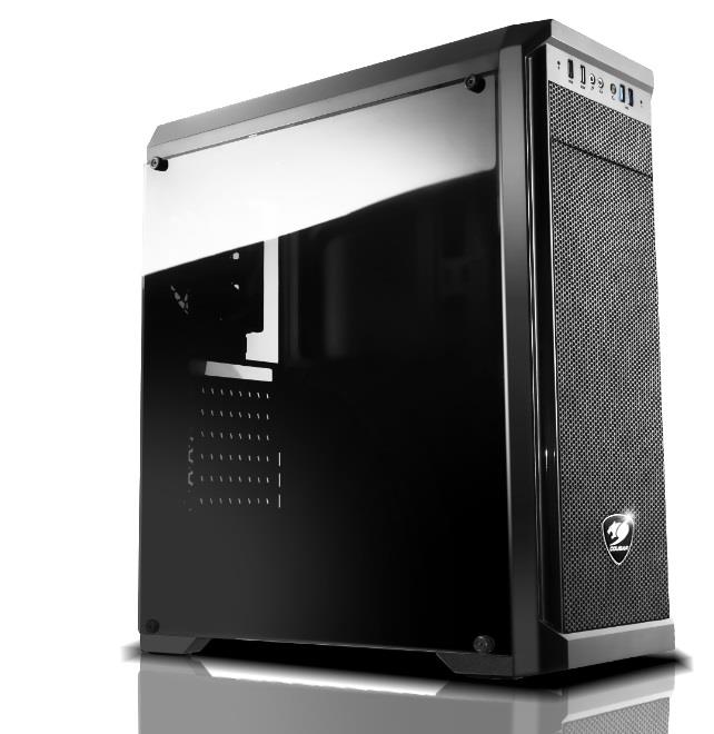 Cougar MX330-G Glass Window Mid-Tower Case(Open Box)