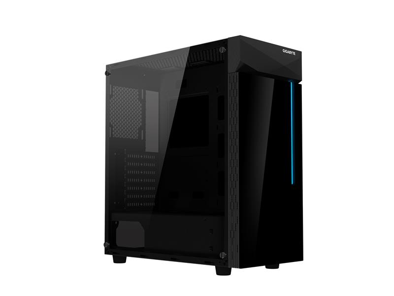 GIGABYTE C200 Glass ATX Gaming Case, Tinted Tempered Glass(Open Box)