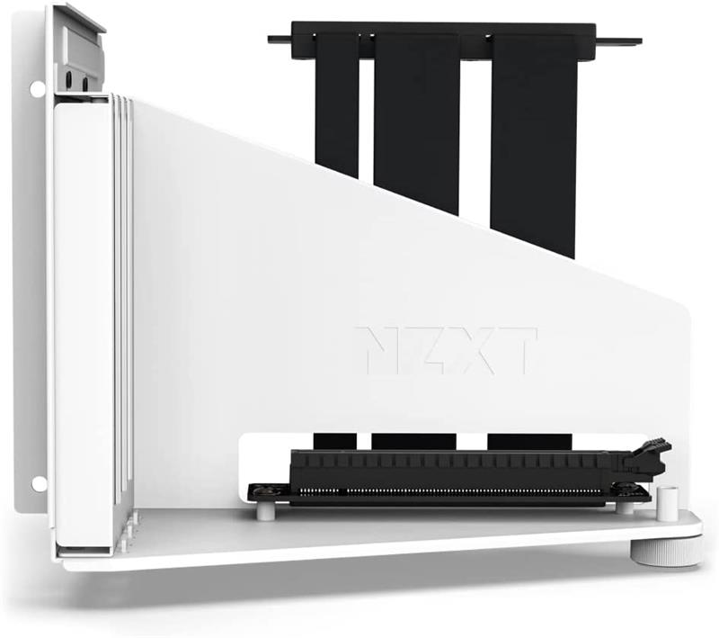 NZXT Vertical GPU Mounting Kit - White Bracket & 175 mm PCIe 4.0x16 Riser Cable