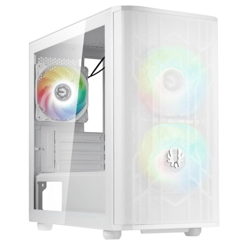 Bitfenix NOVA MESH SE mATX White 3 Fans 120mm ARGB + Controller