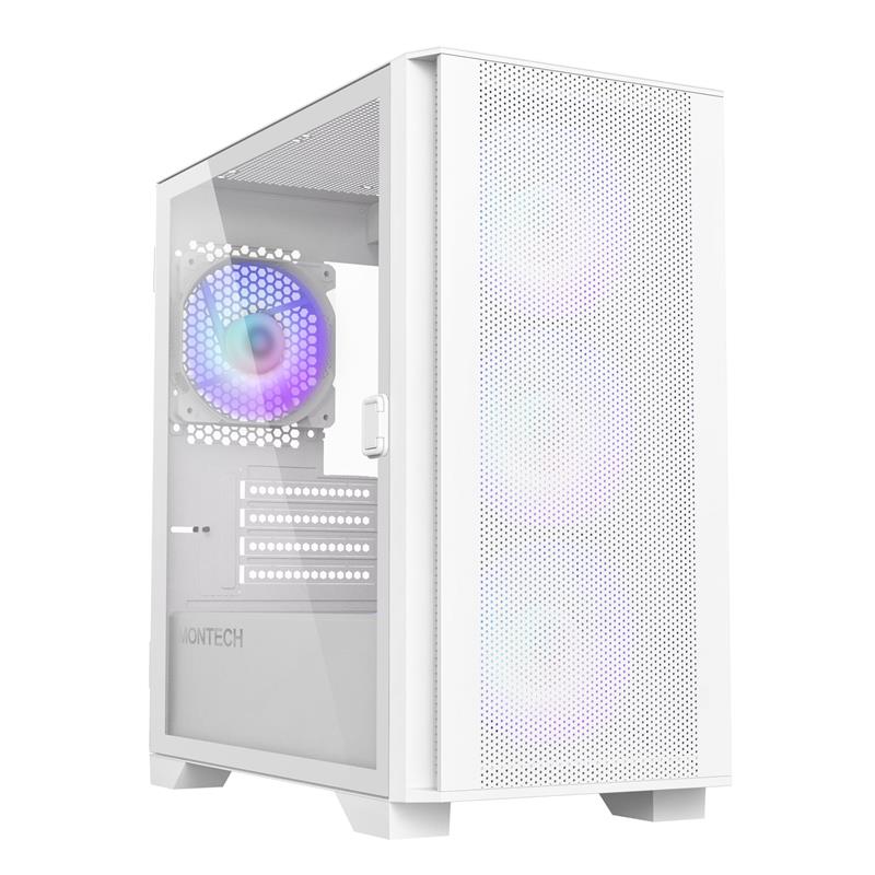 Montech AIR 100 ARGB mATX Case, White