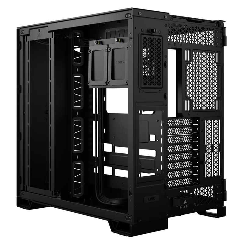 CORSAIR 6500X Mid-Tower Dual Chamber PC Case, Black