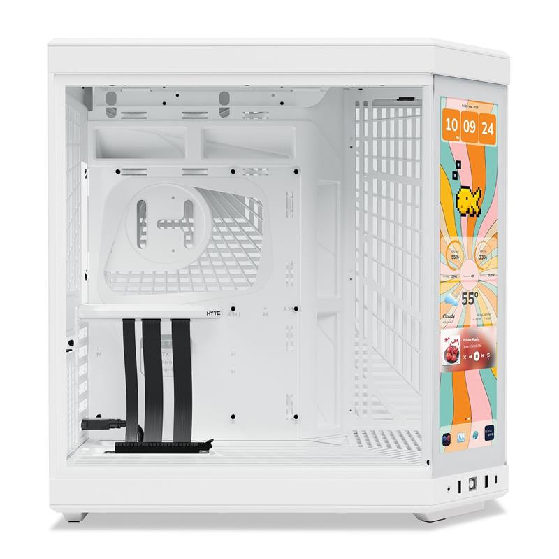 HYTE Y70 Touch Infinite Case, Snow White - Canada Computers