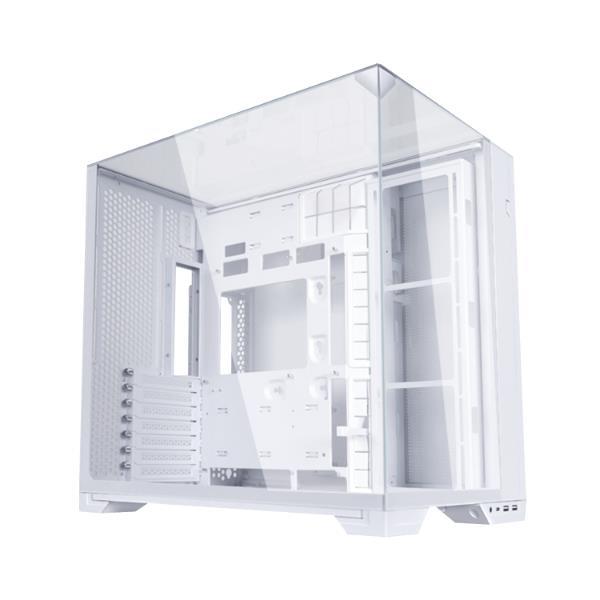 LIAN LI O11 vision compact couleur blanche boîtier PC aluminium/acier/verre trempé ATX Mid Tower