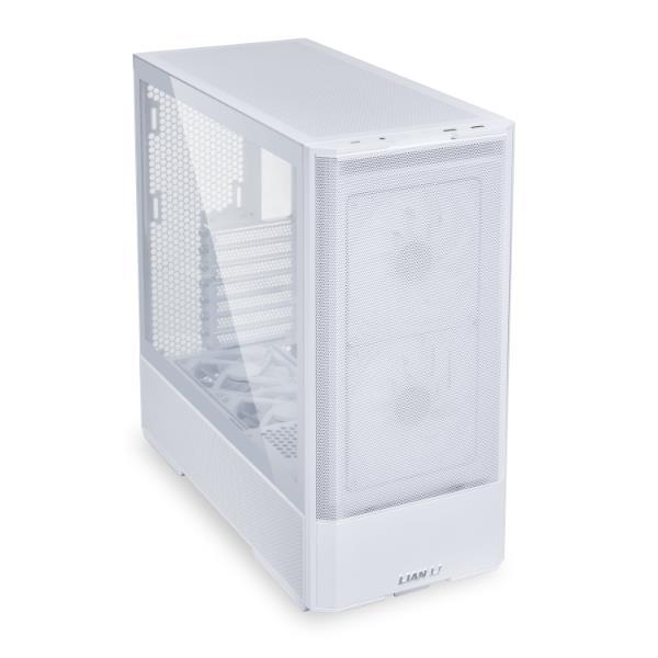 LIAN LI LANCOOL 207 White / Steel / Tempered Glass Compact ATX Mid Tower PC Case