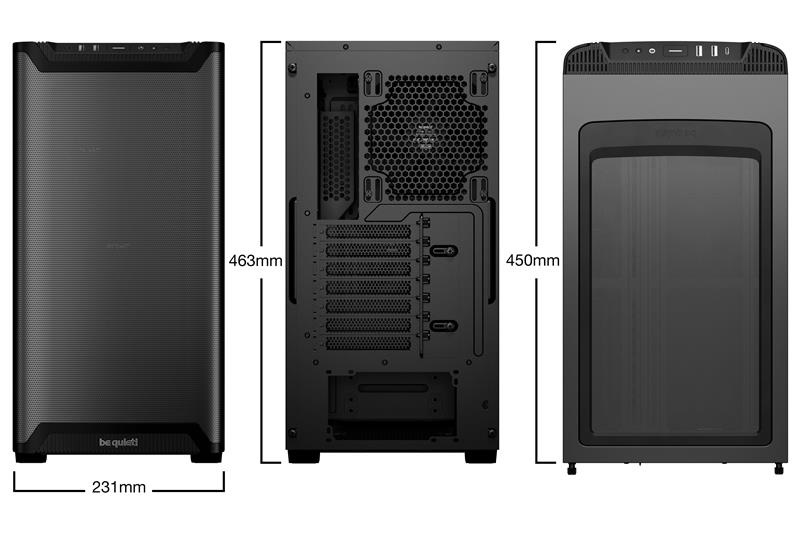 be quiet! Pure Base 501 Airflow ATX PC Case, Black - Canada